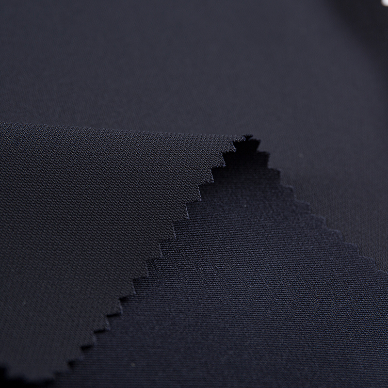 Tessuto elastico a doppio strato con filamento composito