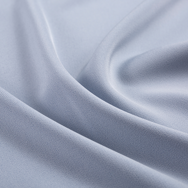 Tessuto elasticizzato a quattro vie in raso double face in acetato imitazione cationica